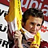 Frank Schleck im goldenen Trikot nach der 6. Etappe der Tour de Suisse 2007
